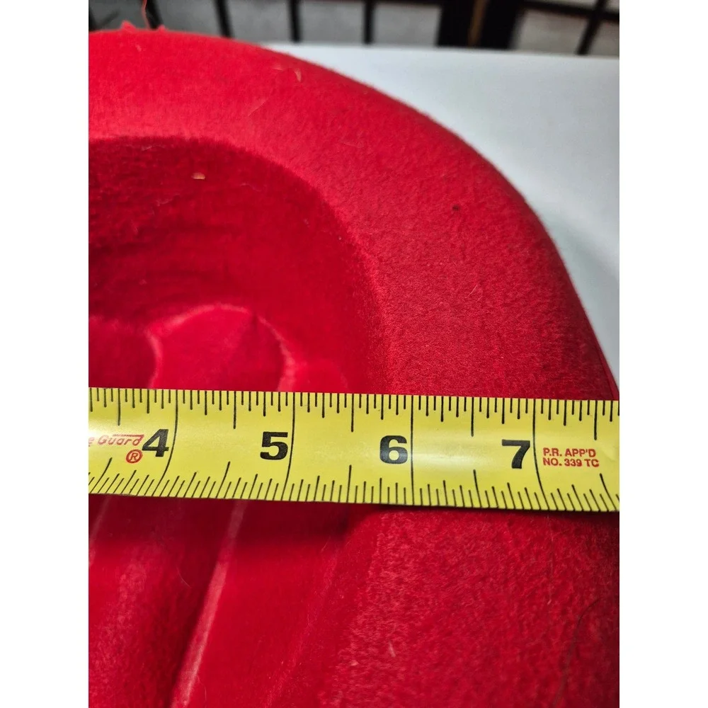 Kids Red Western Cowboy Hat Felt Costume Accessory with Satin Ribbon Band